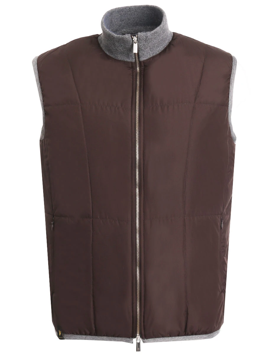 

Утепленный жилет, Коричневый, 5M130/TM00/119