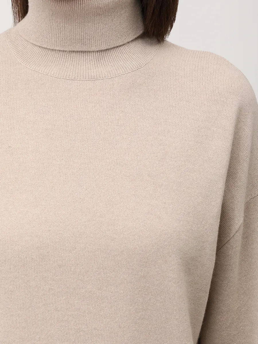 Водолазка кашемировая BRUNELLO CUCINELLI M12143813 C9063 Бежевый  Фото 5