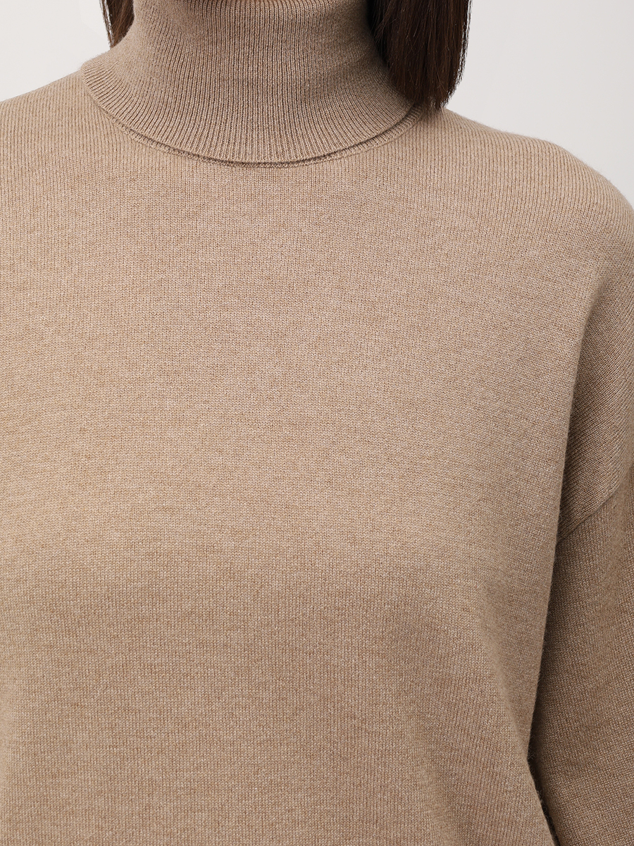 Водолазка кашемировая BRUNELLO CUCINELLI M12143813 C9018 Коричневый  Фото 5