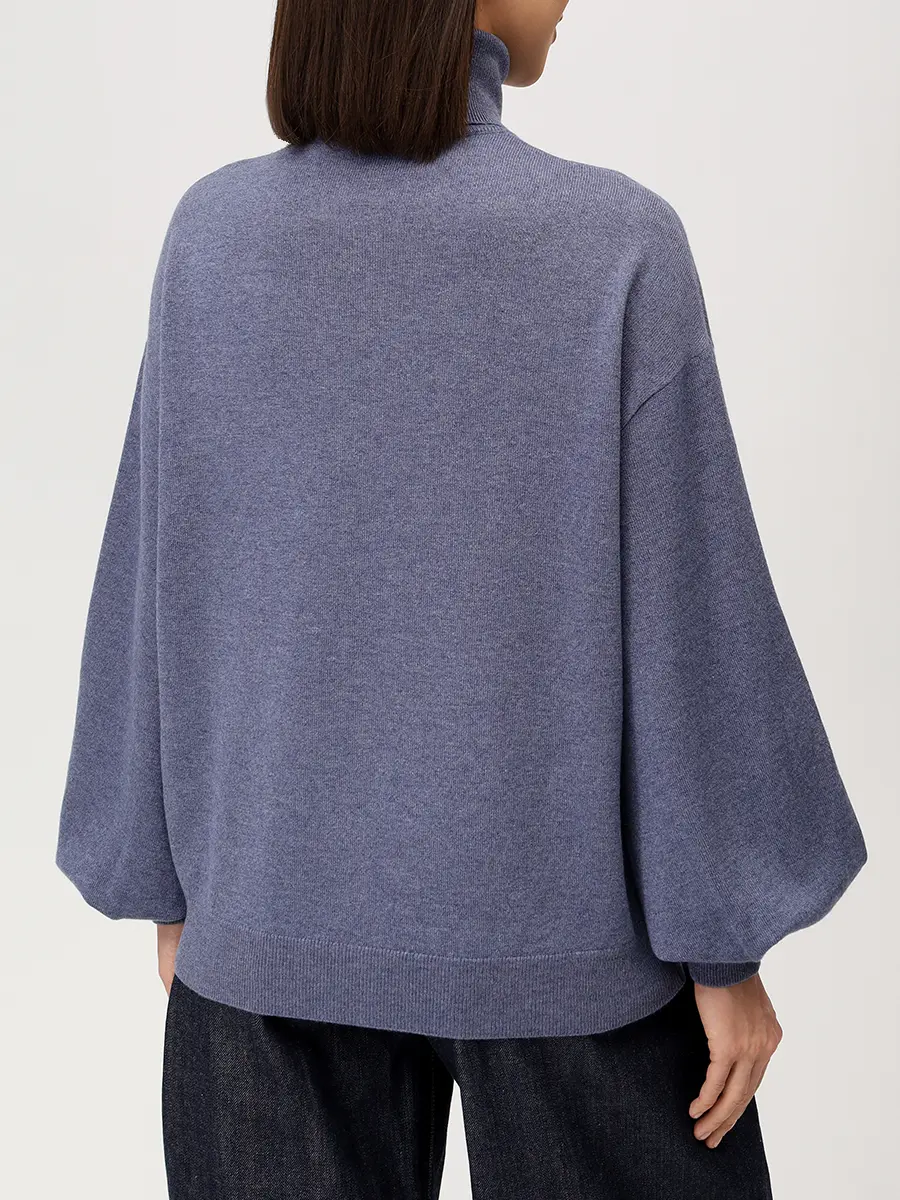 Водолазка кашемировая BRUNELLO CUCINELLI M12143813 C9163 Синий  Фото 3