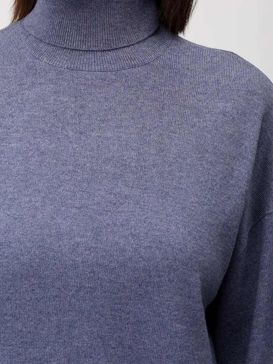 Водолазка кашемировая BRUNELLO CUCINELLI M12143813 C9163 Синий  Фото 5