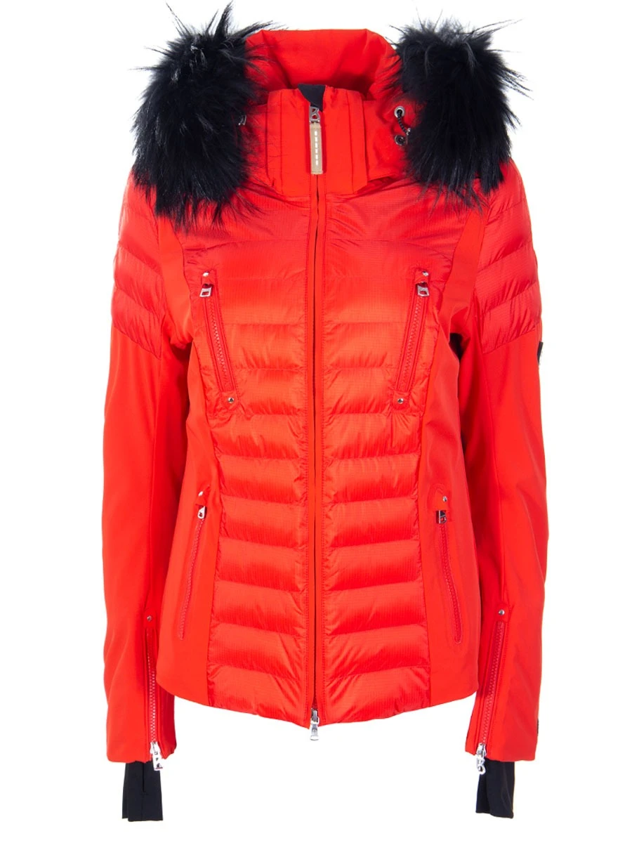 

Стеганая куртка с мехом Suzie, Красный, 3152-4253/9148-P447 Красный