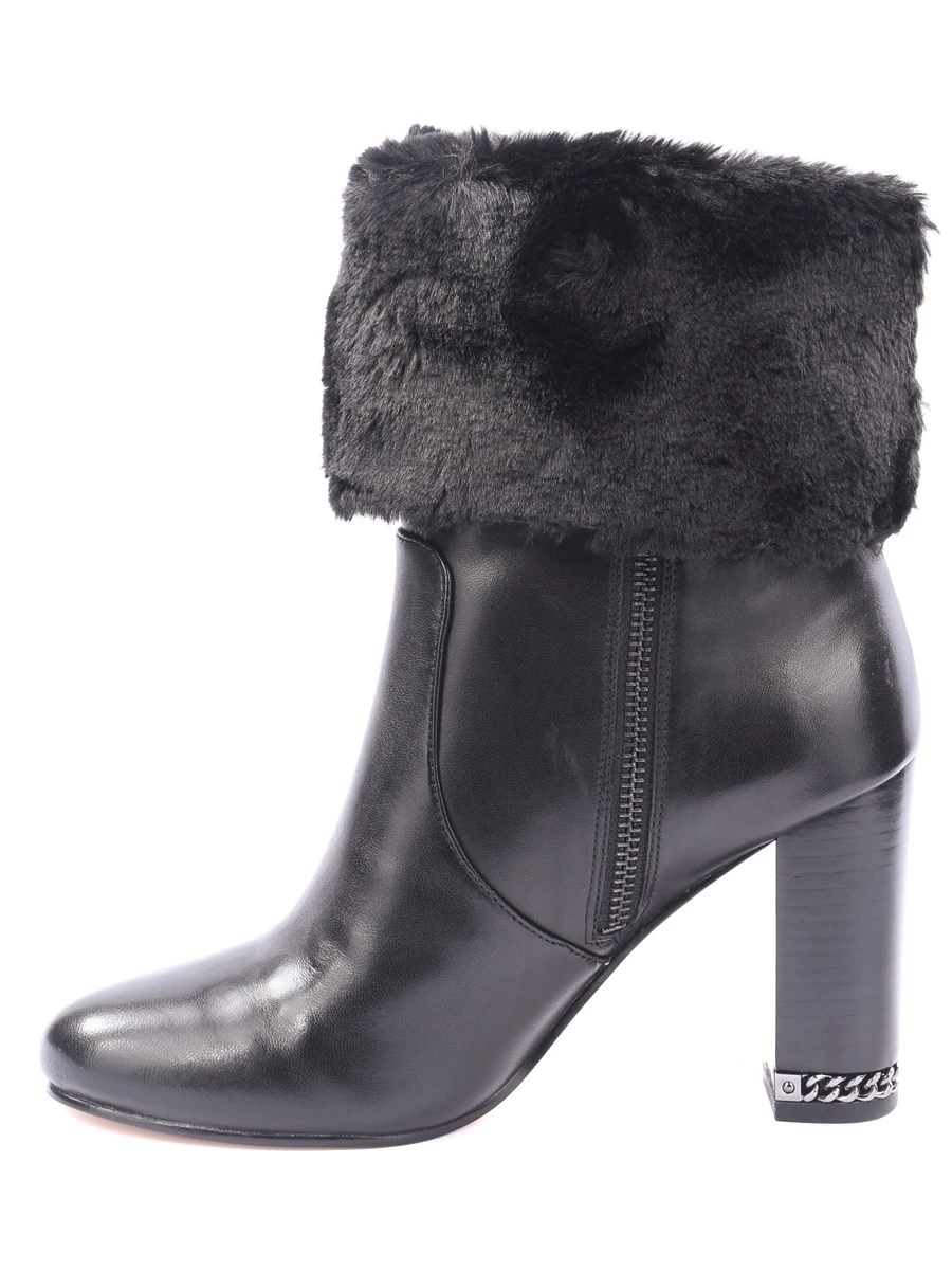 Кожаные ботильоны MICHAEL MICHAEL KORS 40F8LEHE5L Черный  Фото 3