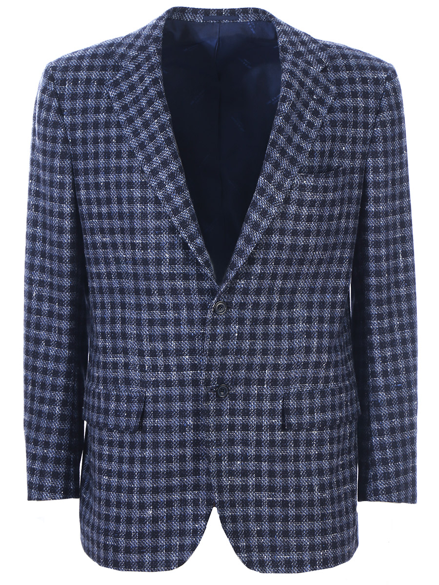 Клетчатый пиджак KITON