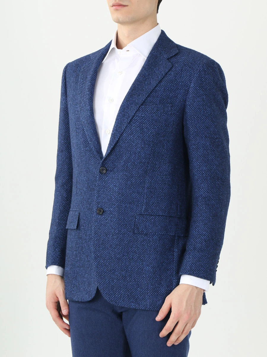 Классический пиджак KITON UG81K01R2204000 Синий  Фото 2