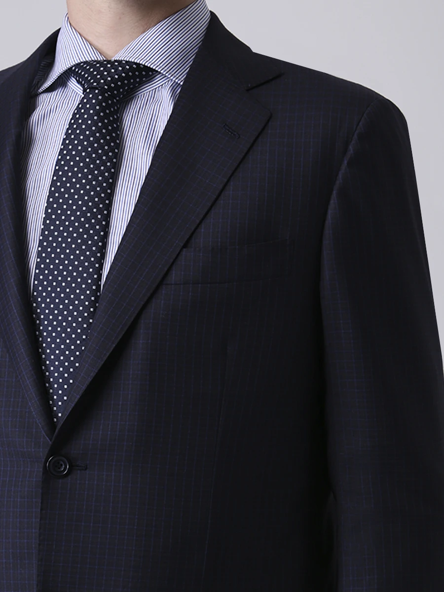 Костюм классический шерстяной KITON UA81K02R0038001 Клетка  Фото 5