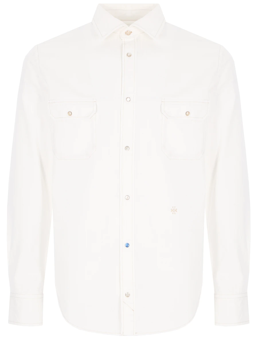 Рубашка джинсовая JACOB COHEN UC00301T280AA01, размер 46, цвет белый