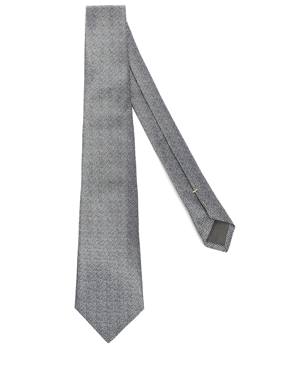 Галстук шелковый CANALI HJ03384/000/18/6 Зеленый  Фото 2