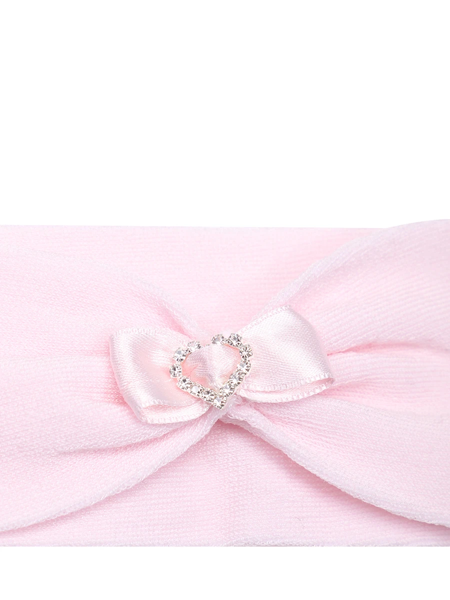 Комплект повязка и пинетки LA PERLA 43990, размер 6 мес, цвет розовый - фото 3