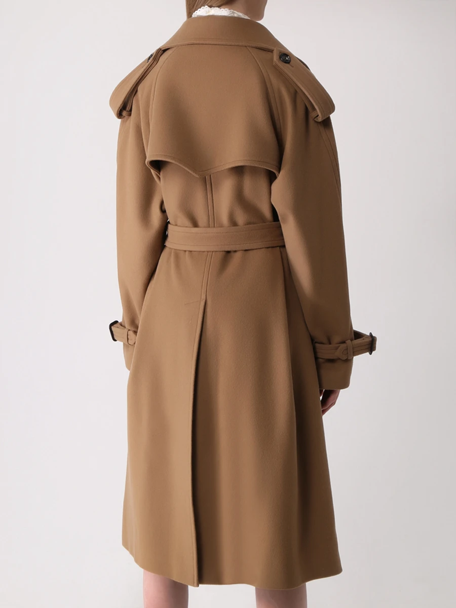 Пальто шерстяное CELINE 2M722995K.02DC Коричневый  Фото 3