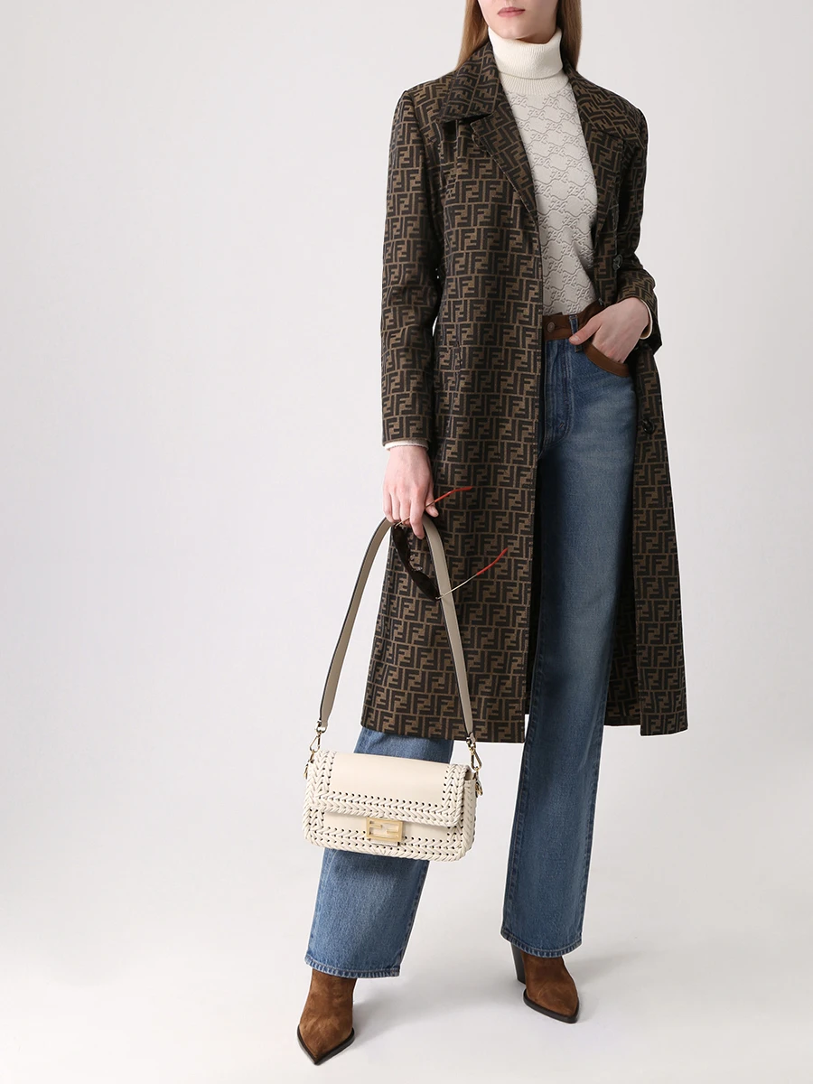 

Свитер с узором, Кремовый, FZX713 AHED F1FLE