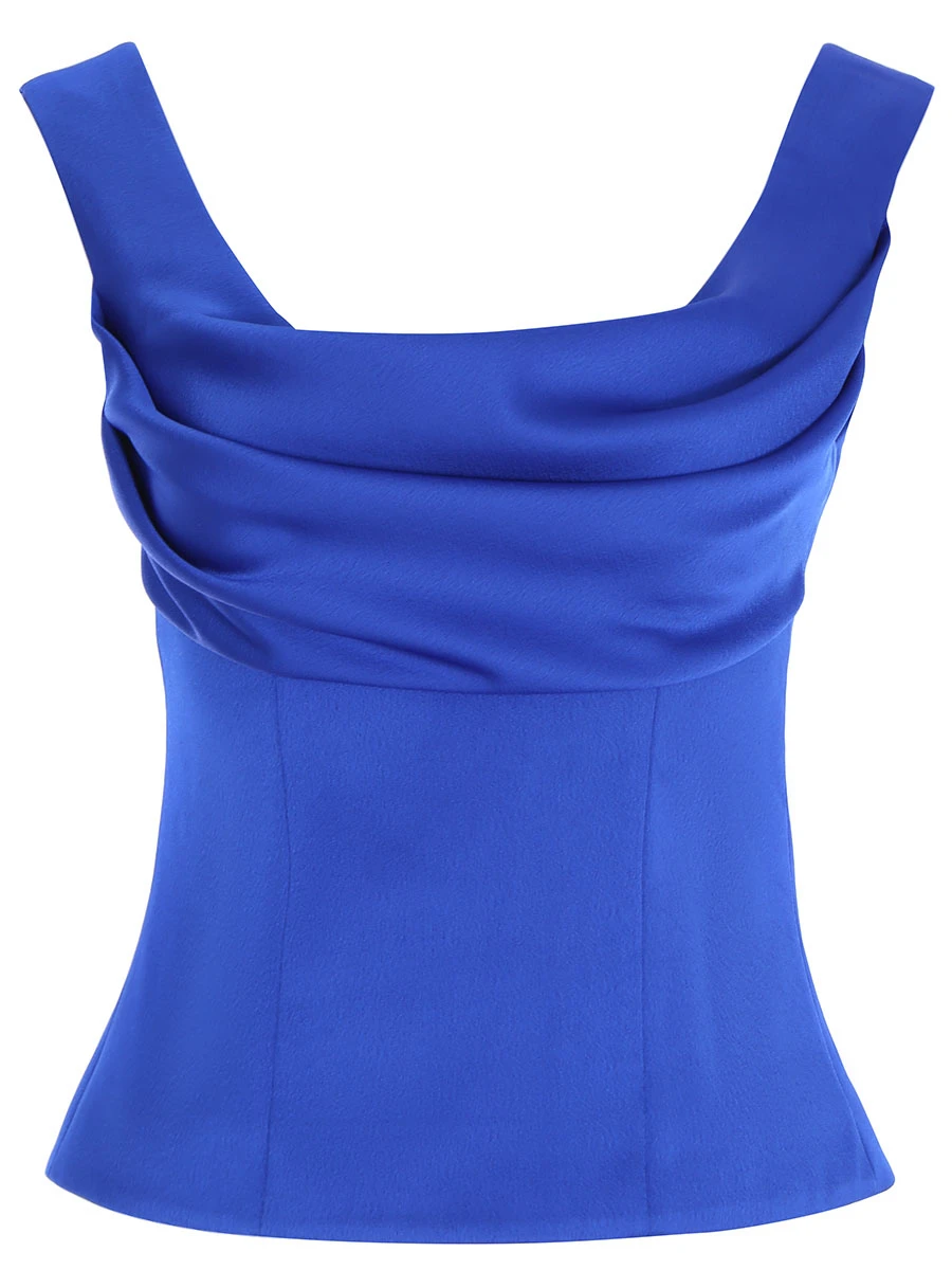 

Топ из сатина, Синий, 0045CORS22_7