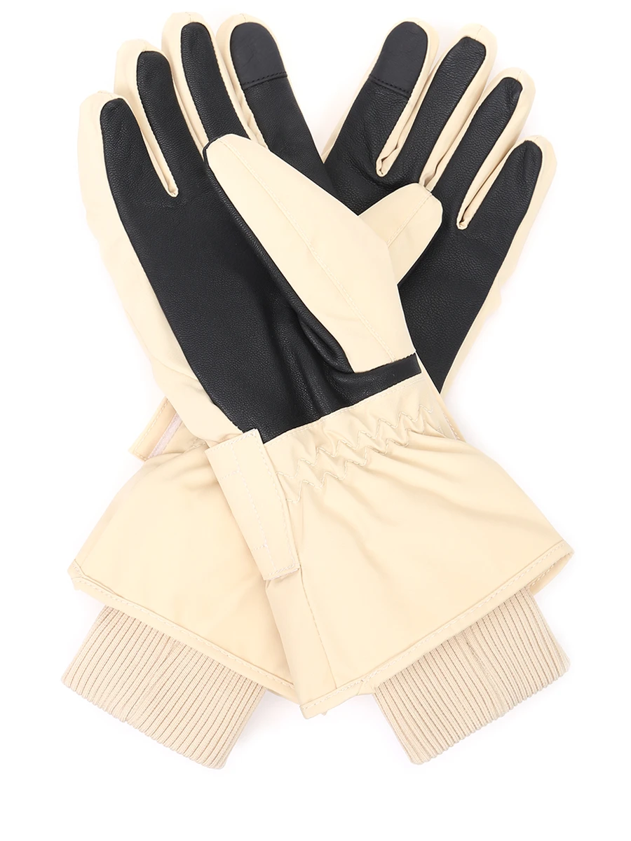 Перчатки горнолыжные FENDI FAD029 AGN9 F10RM Бежевый  Фото 2