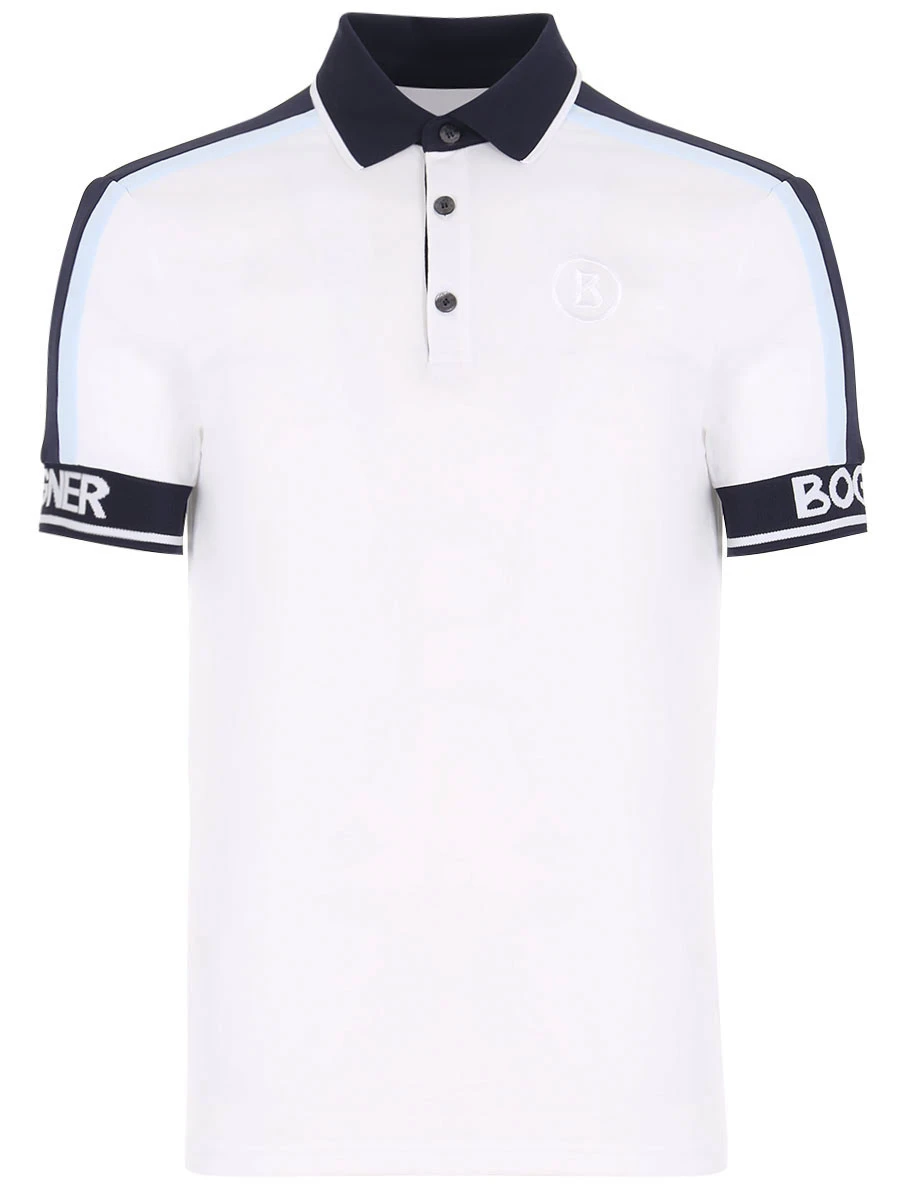 

Поло с логотипом, Белый, 51302787/031