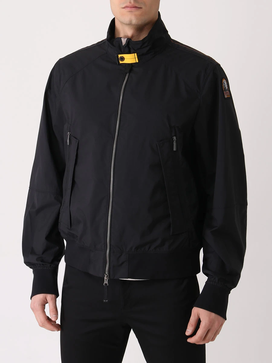 Бомбер однотонный PARAJUMPERS PMJCKWI03//541 Черный  Фото 4