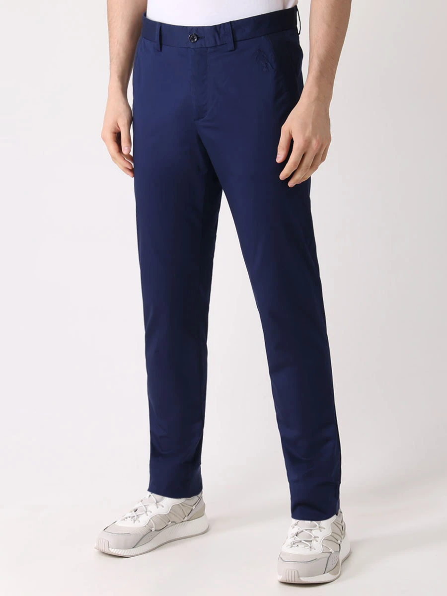 Брюки хлопковые DIRK BIKKEMBERGS CP09880S3710/Y91 Синий  Фото 4