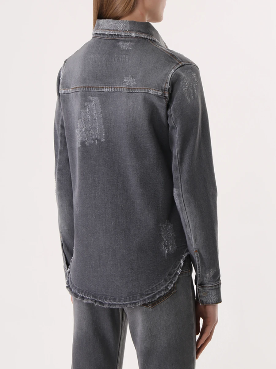 Рубашка джинсовая AND THE BRAND JSH01.0009.901, размер 40, цвет серый - фото 3