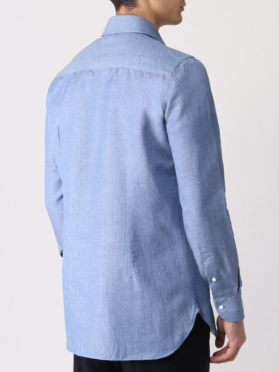 Рубашка Slim Fit хлопковая STILE LATINO CMM122X06 B15 Синий  Фото 3