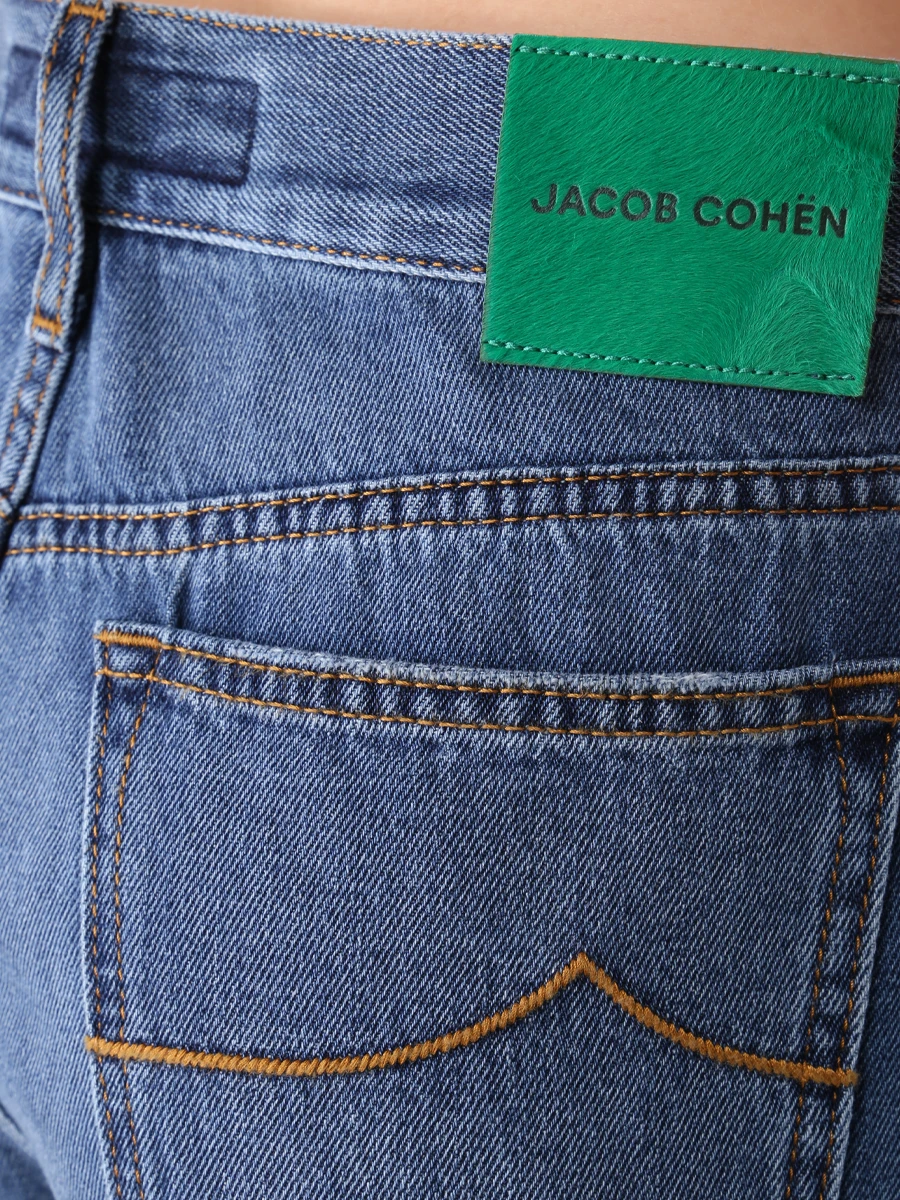 Джинсы хлопковые JACOB COHEN VQ017 01 T9860 107F Деним  Фото 5