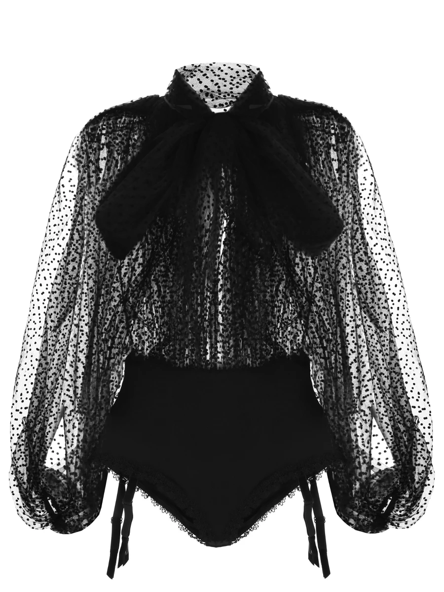 

Боди из сетки, Черный, MATTER OF MAGIC BODYSUIT