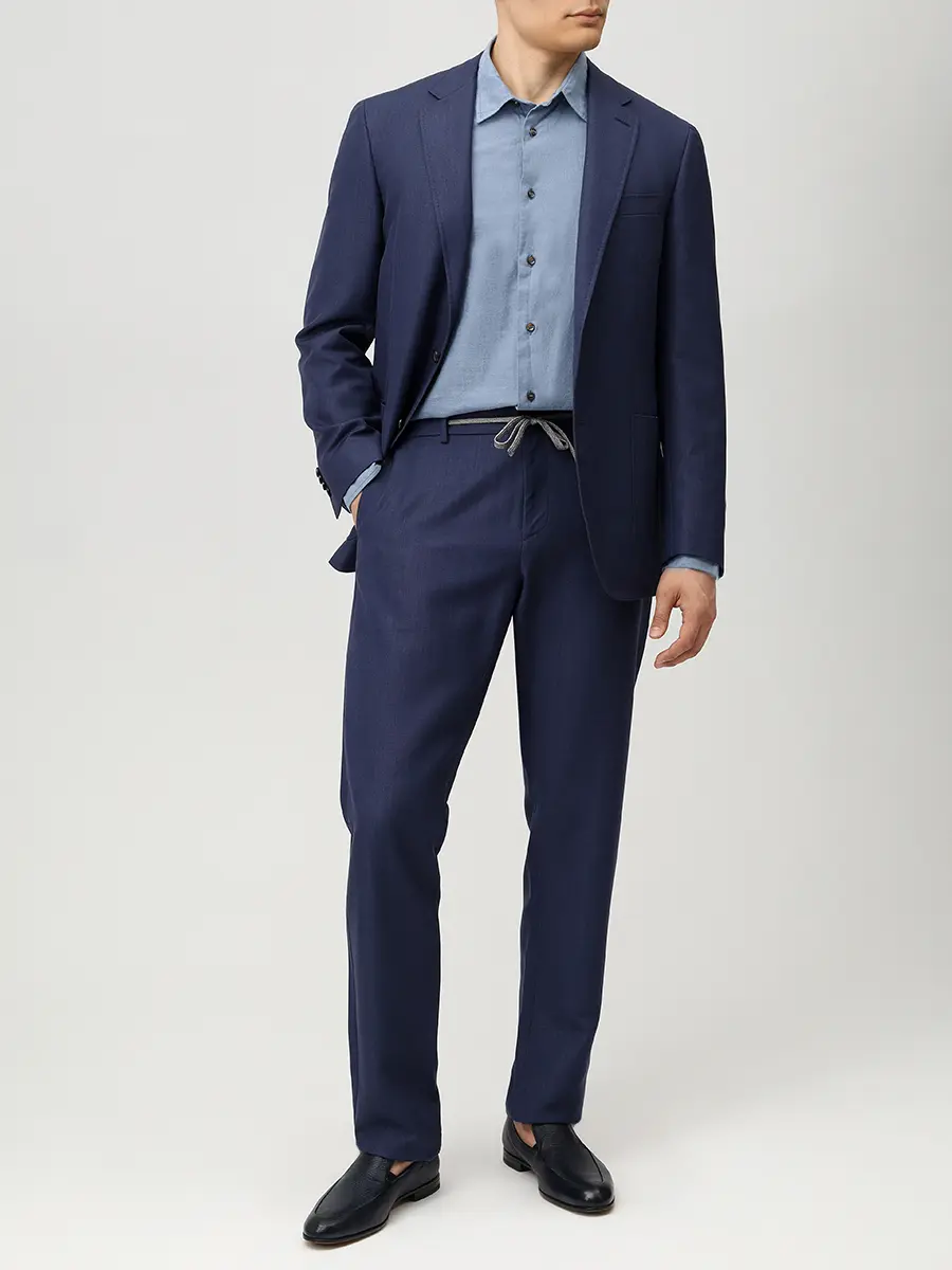 Костюм шерстяной CANALI AR03651/301/23275/AR03651/301/V1659 Синий  Фото 2
