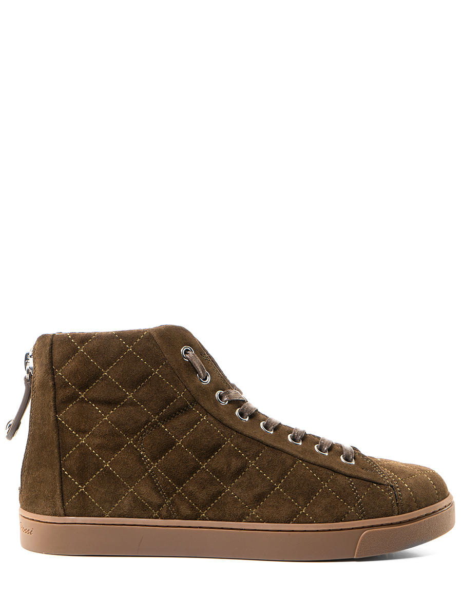 Кеды замшевые GIANVITO ROSSI