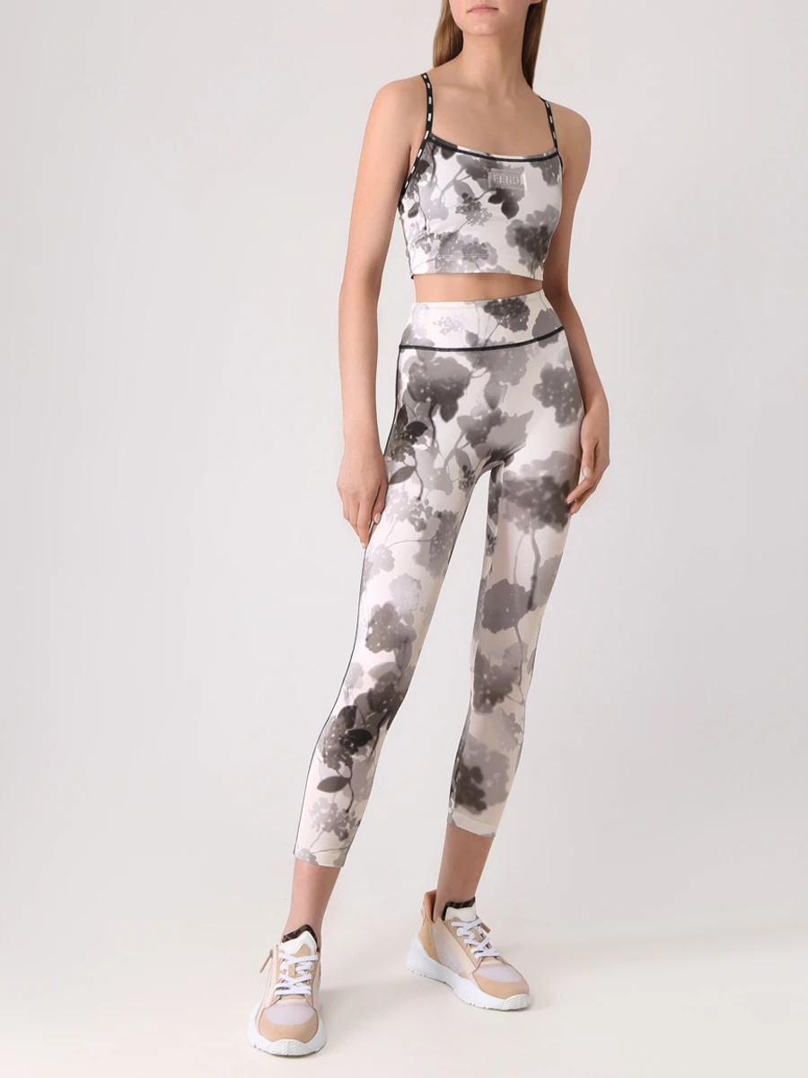 Леггинсы с принтом FENDI FAB236 AESH F08Z7 Принт  Фото 2