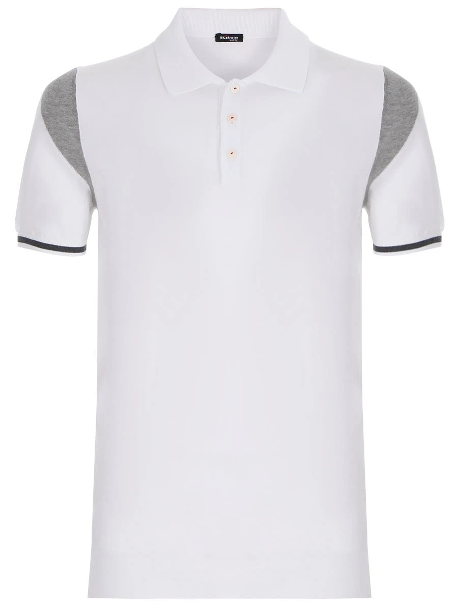 Поло из хлопка. S21c571#umcposh0702 Kiton Polo.