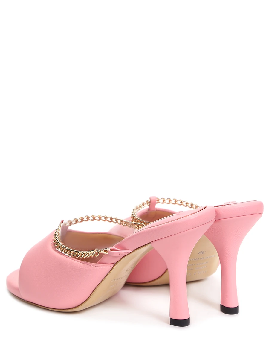 

Мюли кожаные, Розовый, Pink