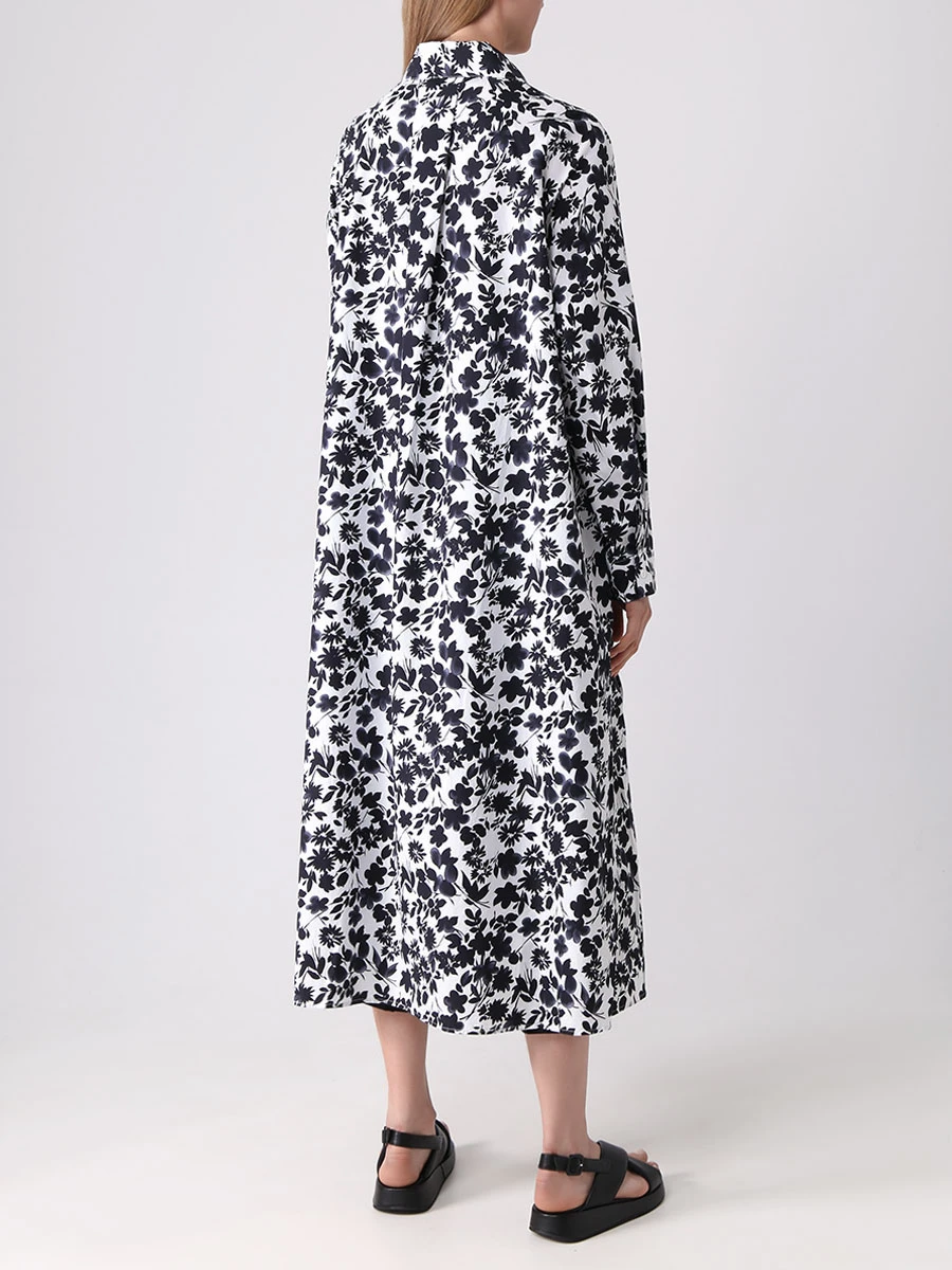 Платье-рубашка хлопковое ANNECLAIRE A2740 141-402 Цветочный принт  Фото 3