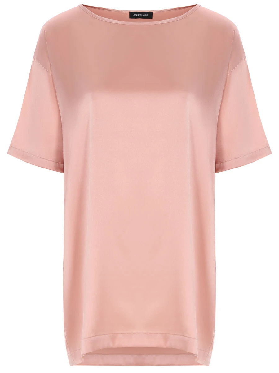 Блуза шелковая ANNECLAIRE A2764 008, размер 50, цвет розовый - фото 1