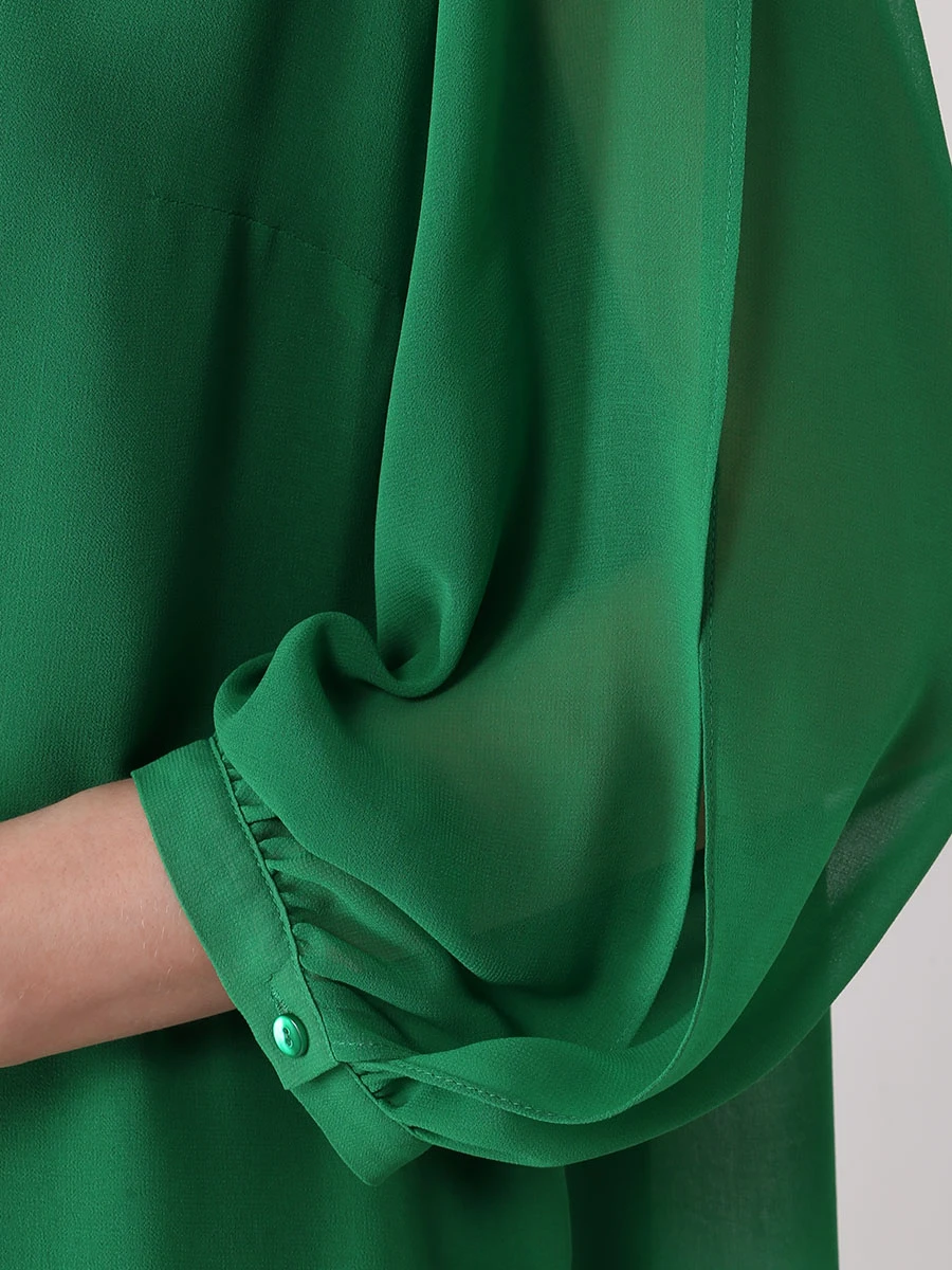Комплект блуза и топ ELENA MIRO 5086Y0163515/D013Y1163515, размер 50, цвет зеленый 5086Y0163515/D013Y1163515 - фото 5
