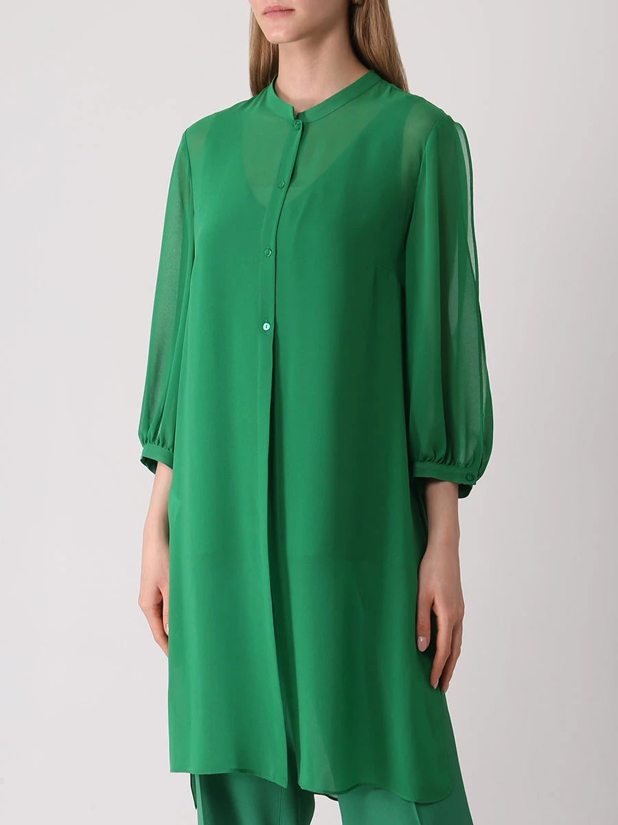 Комплект блуза и топ ELENA MIRO 5086Y0163515/D013Y1163515, размер 50, цвет зеленый 5086Y0163515/D013Y1163515 - фото 4