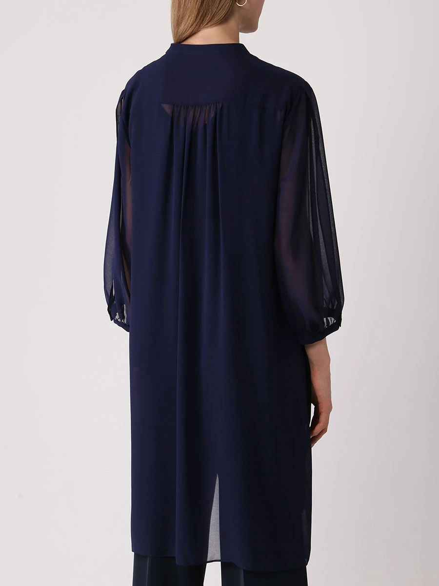 Комплект блуза и топ ELENA MIRO 5086Y01635/D013Y11635 H4, размер 54, цвет синий 5086Y01635/D013Y11635 H4 - фото 3
