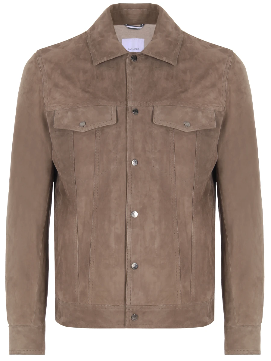 

Куртка замшевая, Бежевый, SSP103 TAUPE