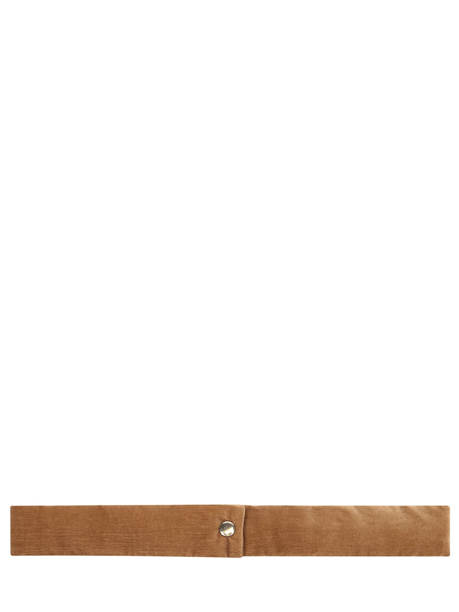 Пояс бархатный MARNI TCN88 коричневый, размер 100 - фото 2