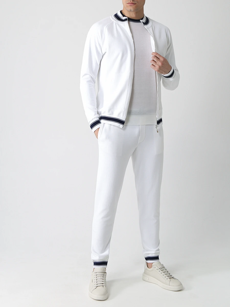 Футболка хлопковая FIORONI CASHMERE MK18609A4 E1 Белый  Фото 2