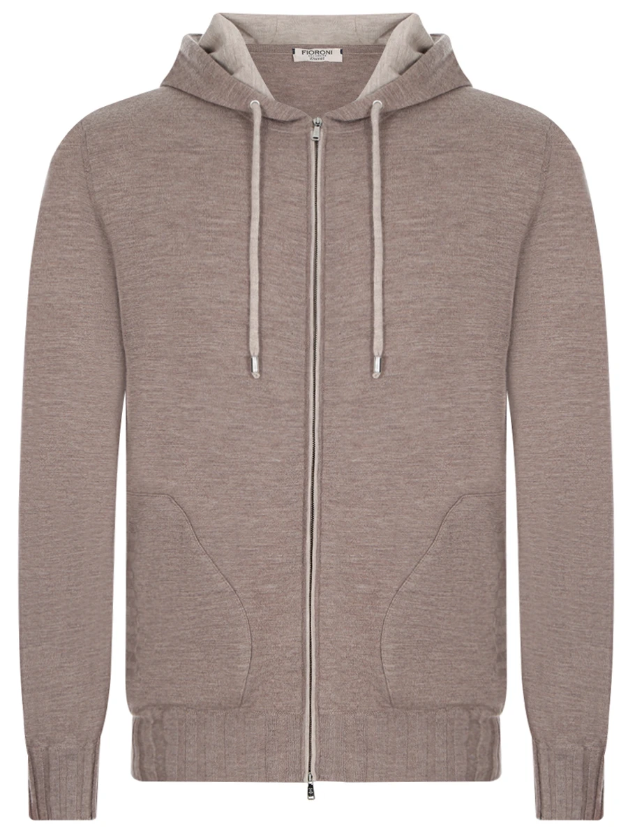 Толстовка кашемировая FIORONI CASHMERE MK20006E1 D3 Бежевый 