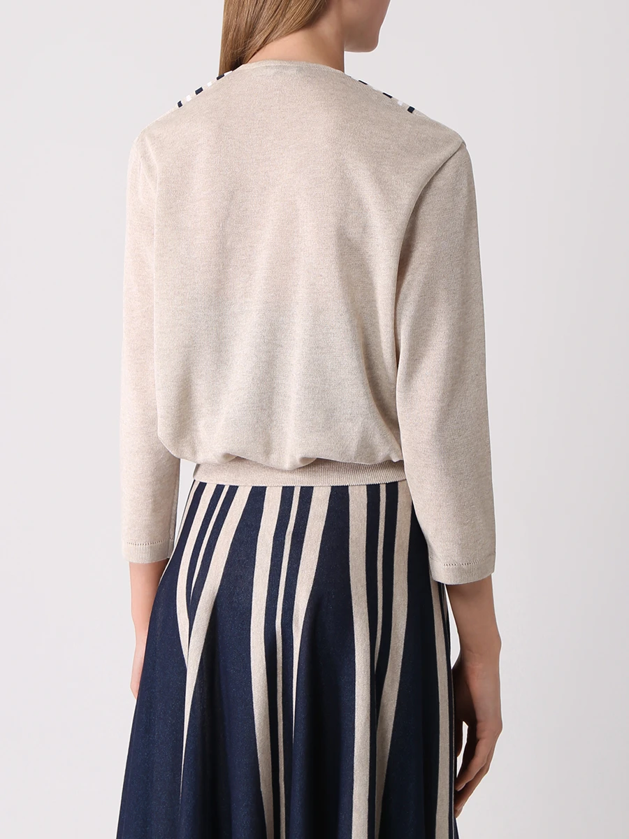 

Пуловер из вискозы, Бежевый, S22.JM022.7000.301 Песочный