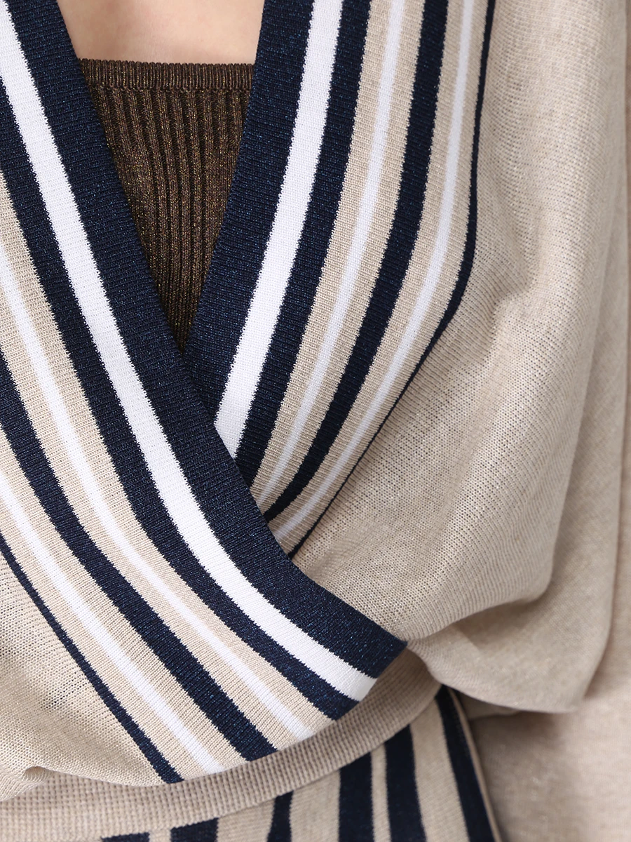 Пуловер из вискозы FREE AGE S22.JM022.7000.301 Песочный Бежевый  Фото 5