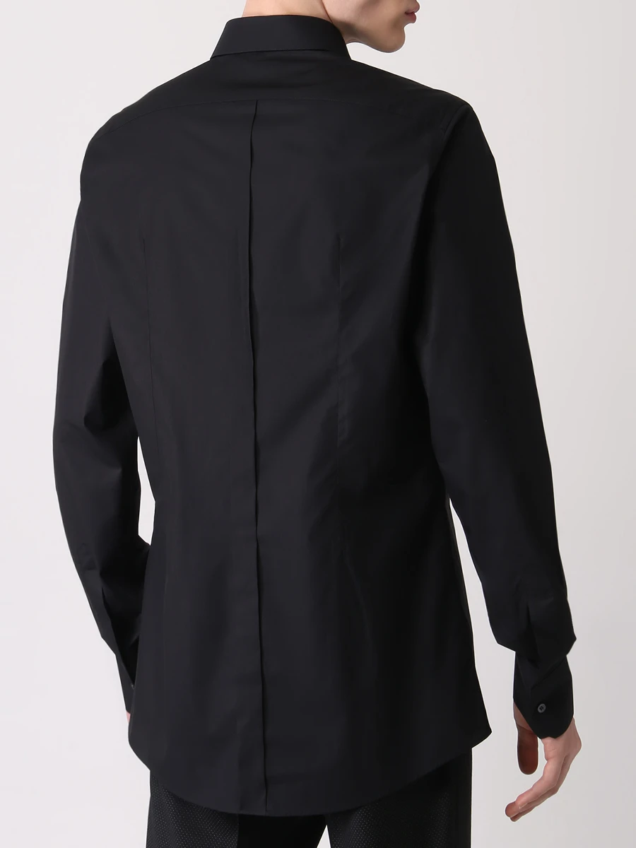 

Рубашка Slim Fit хлопковая, Черный, G5EJ0T FU5K9 N0000