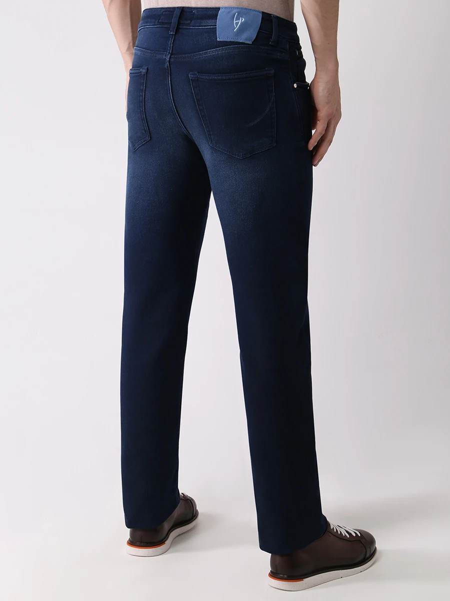 Джинсы Regular Fit хлопковые HANDPICKED RIMINI-01969-W2/002 LAV.2 Синий  Фото 3