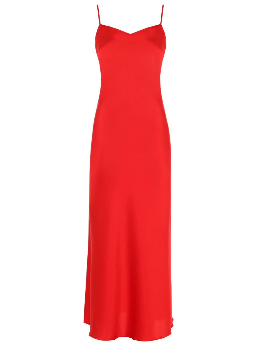 

Сорочка шелковая, Красный, ELYSIAN MAXI SILK SLIP