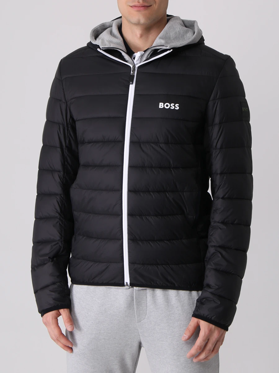 Куртка стеганая BOSS 50472472/002, размер 56, цвет черный 50472472/002 - фото 4