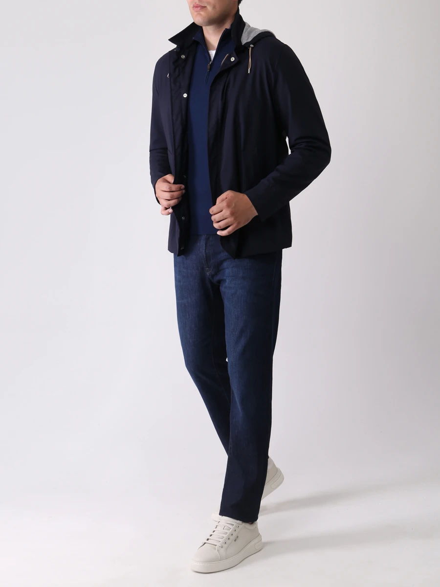 Куртка шерстяная BARBA NAPOLI SP5450-CARDO Темно- Синий  Фото 2