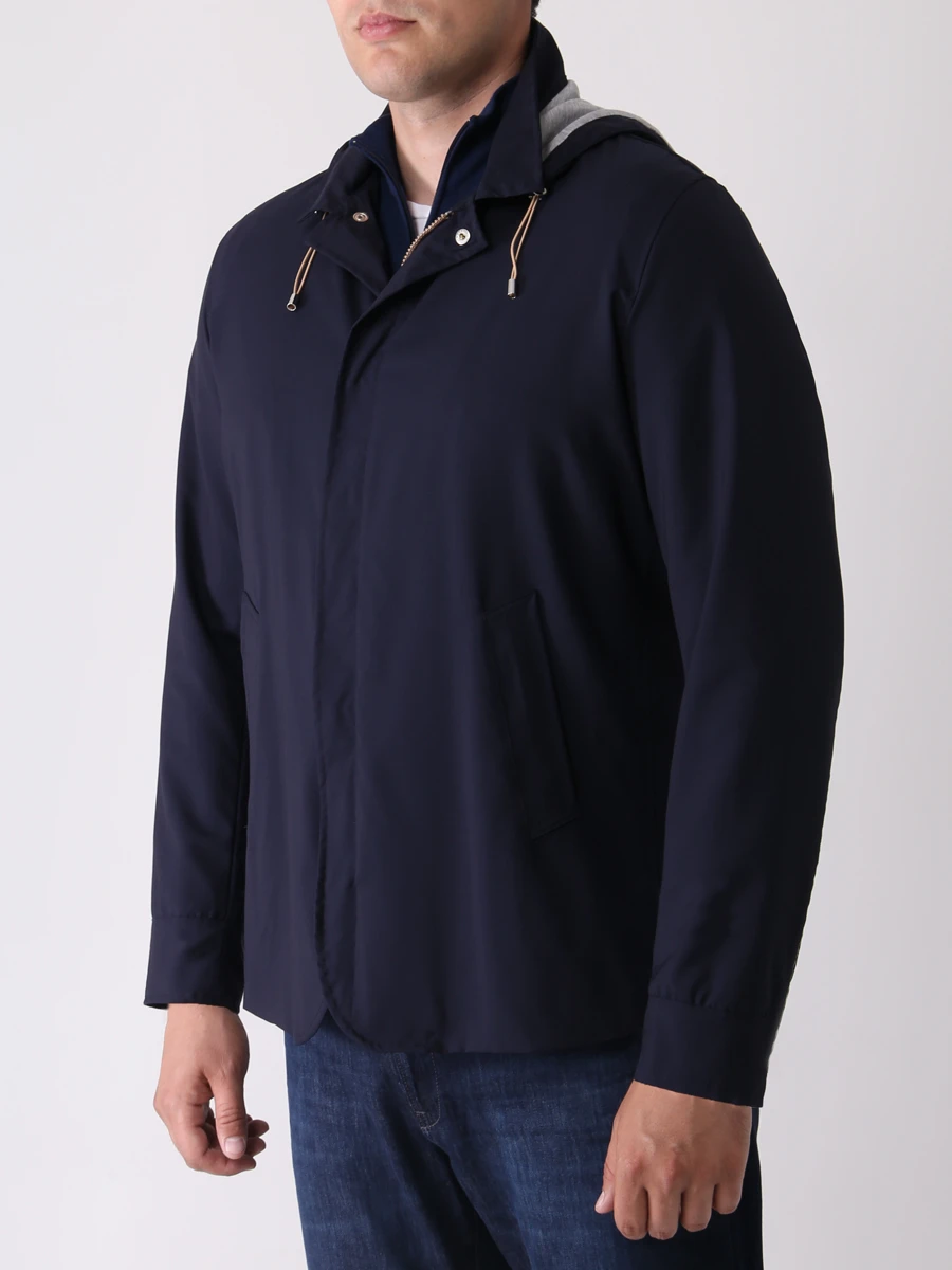 Куртка шерстяная BARBA NAPOLI SP5450-CARDO Темно- Синий  Фото 4