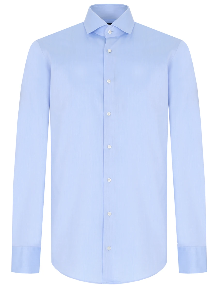 Рубашка Regular Fit хлопковая BOSS 50415619/450, размер 52, цвет голубой 50415619/450 - фото 1