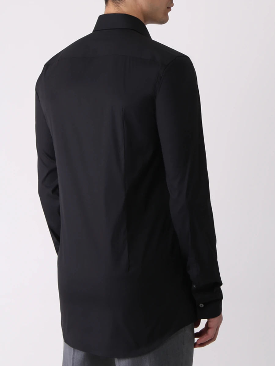 Рубашка Slim Fit хлопковая BOSS 50260064/001, размер 50, цвет черный 50260064/001 - фото 3
