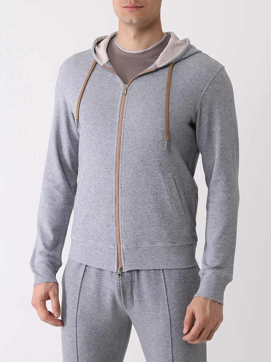 Костюм хлопковый BARBA NAPOLI DN9001/PALU PANTALONE_DN9001 Серый  Фото 4