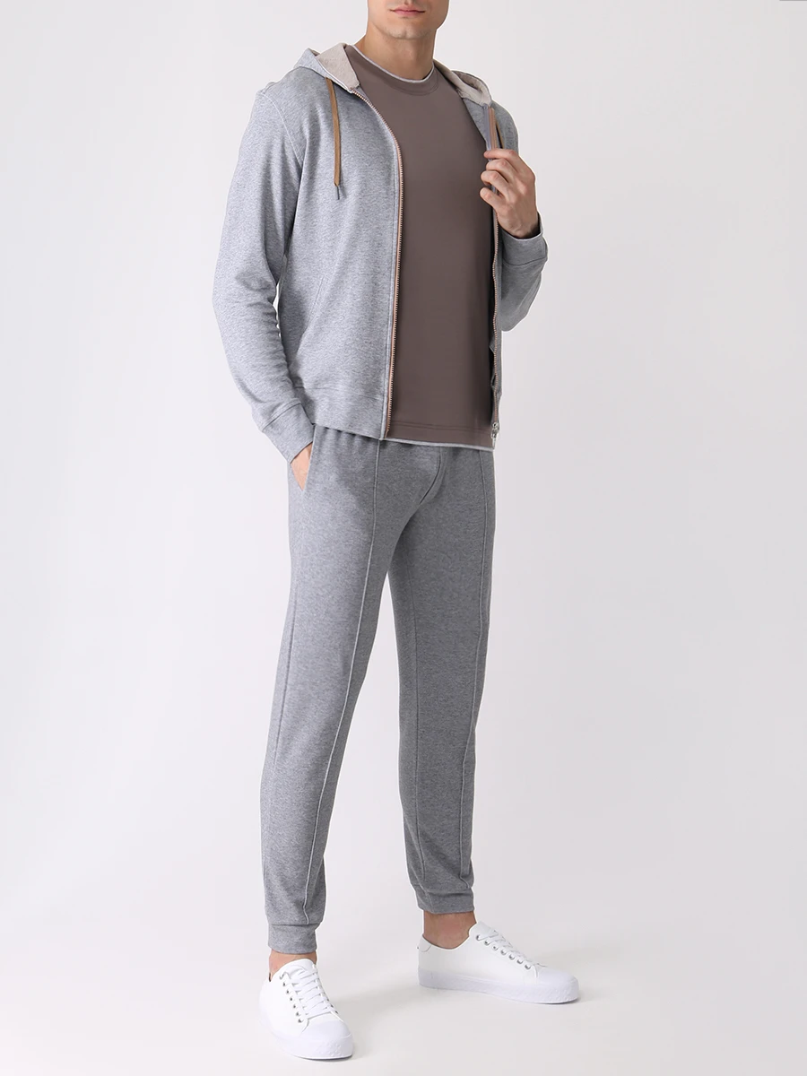 Костюм хлопковый BARBA NAPOLI DN9001/PALU PANTALONE_DN9001 Серый  Фото 2